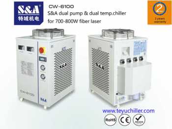 S&amp;A recirculating chiller CW-6100AT for Raycus 500W Laser